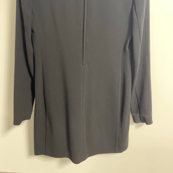 Aritzia - Babaton Long Sleeve Crepe Dress - Black - Size 0 - Picture 4 of 5